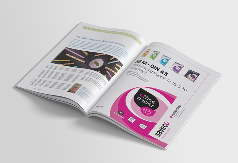 Aufmerksamkeit erzeugen - Produktanzeige im Nachhaltigkeitsmagazin „Kleine Kniffe“