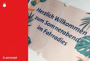 Ein Sommerabend im Fahrradies